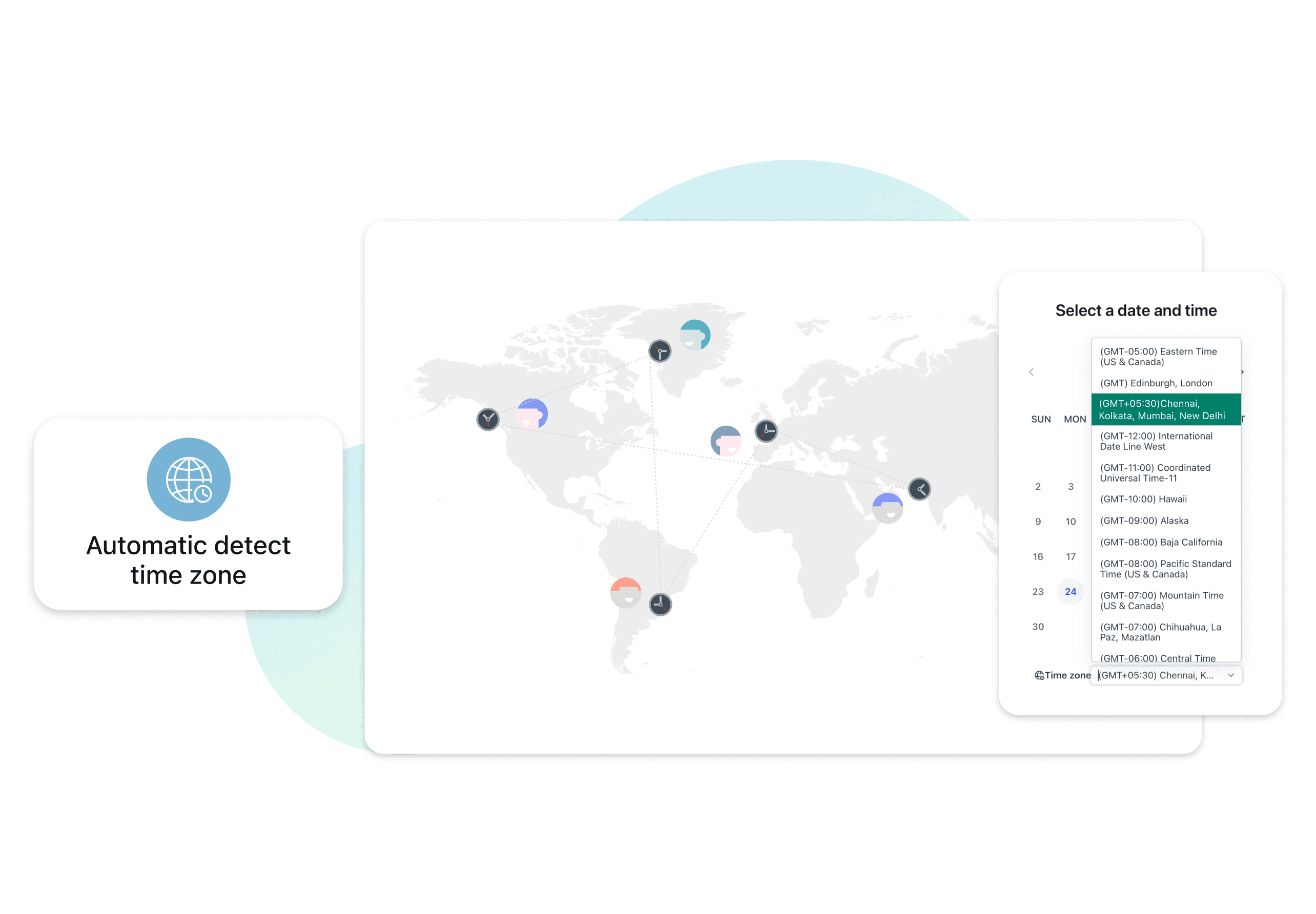 Auto Detect Timezone