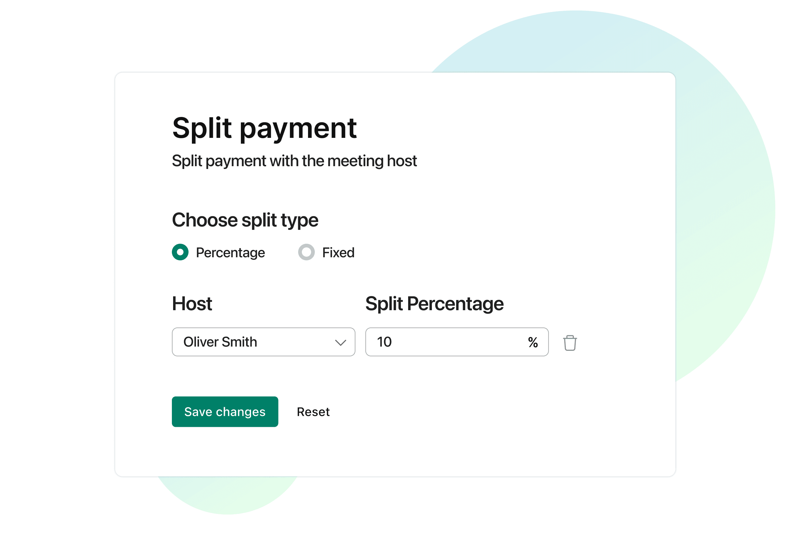 Split Payment