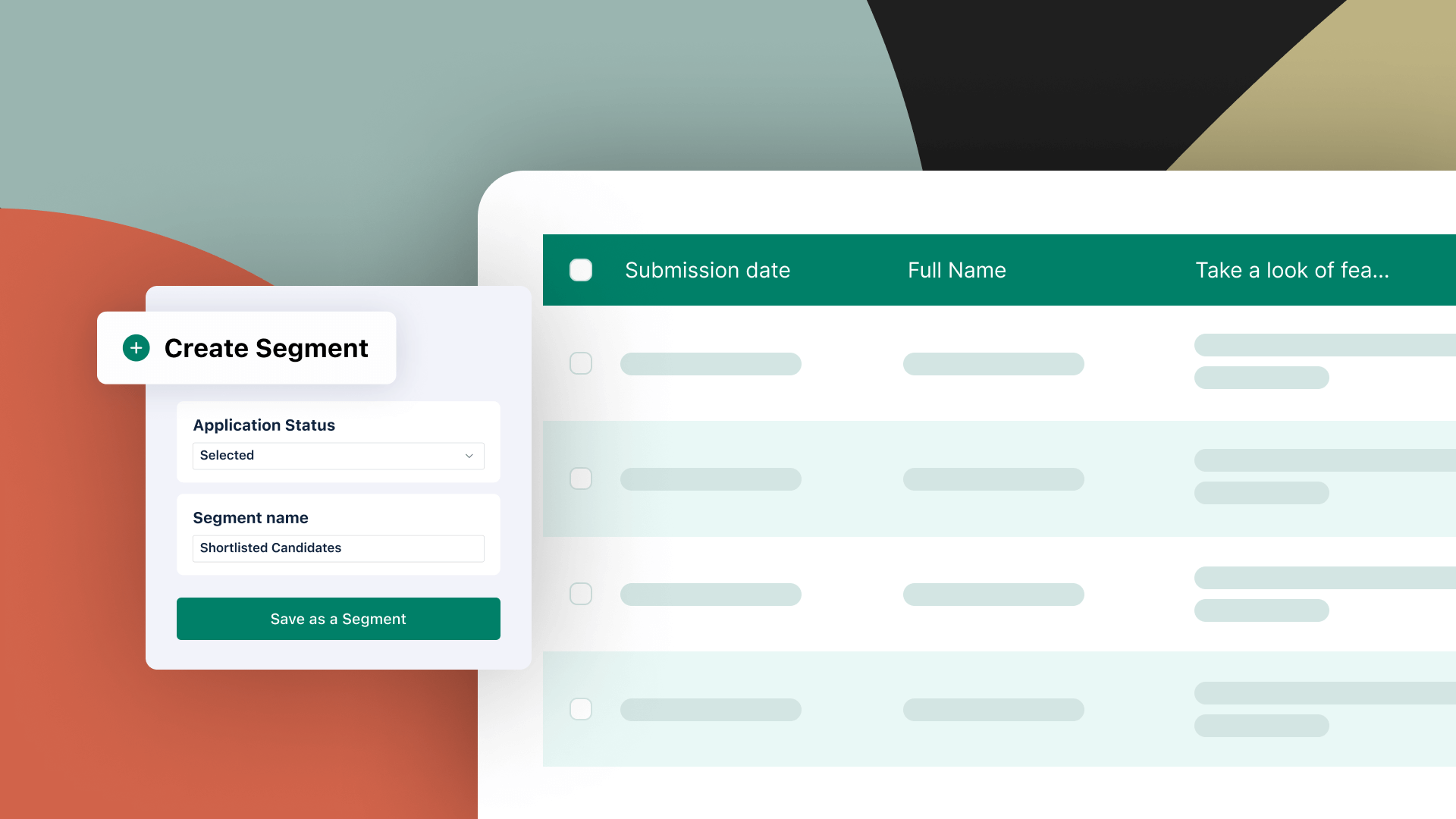 Create segments