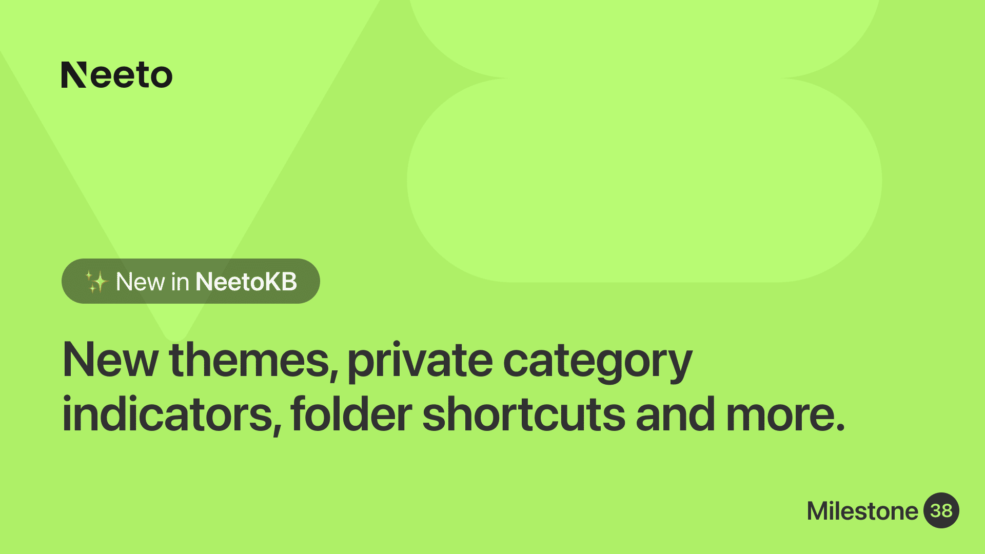 Milestone M38 - new themes, private category indicators, folder shortcuts and more